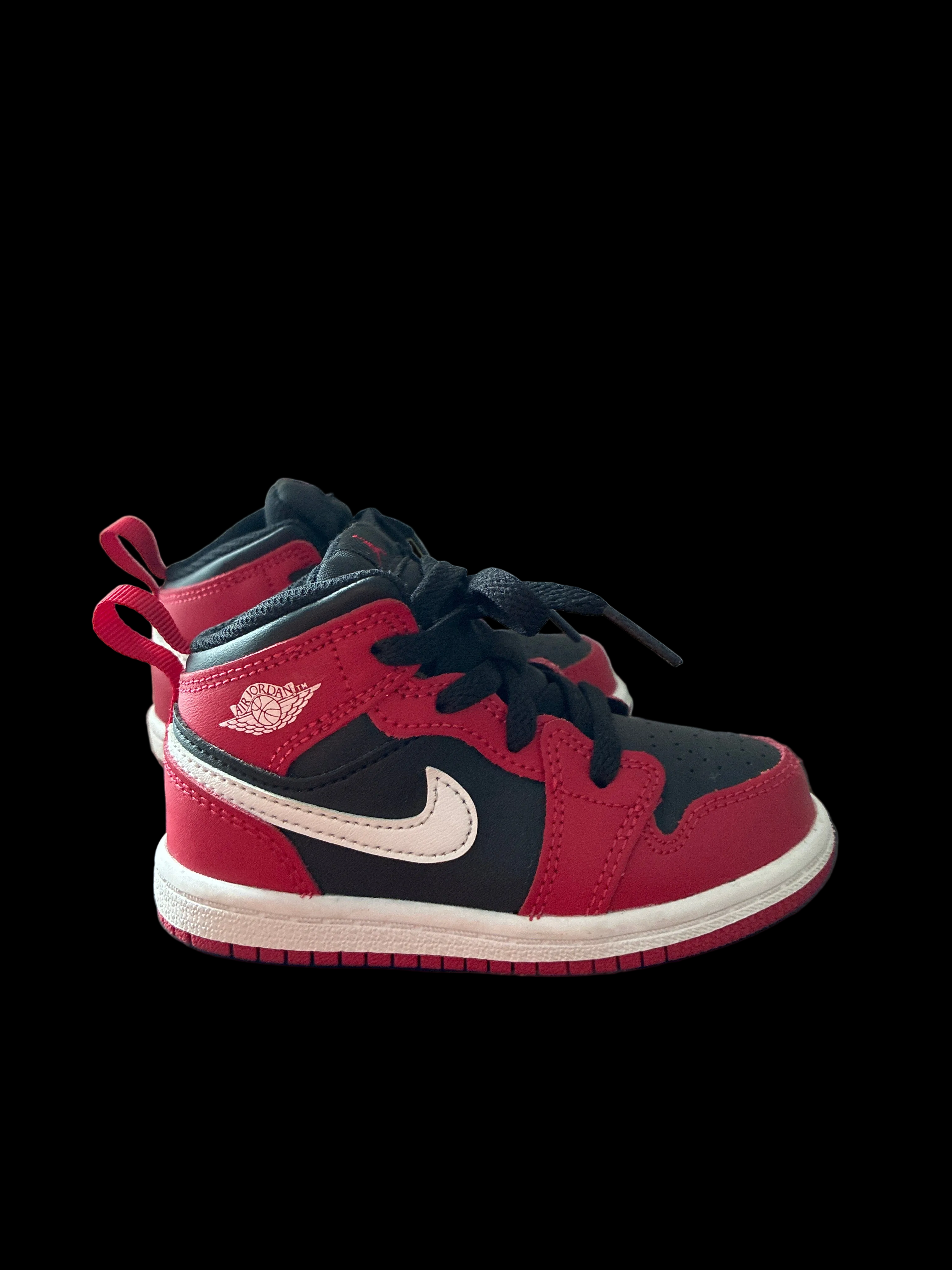 Jordan 1 Mid toddler shoes size 7c